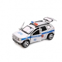 Машина металлическая инерционная "Renault Duster полиция", 12 см DUSTER-P   4069587 от интернет-магазина Континент игрушек
