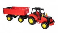 Трактор Алтай с прицепом №1 и ковшом 63х16,8х18 см. от интернет-магазина Континент игрушек