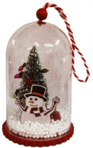 Набор для творчества - создай елочное украшение  "Снеговик у дома в колбе"      4304516 от интернет-магазина Континент игрушек