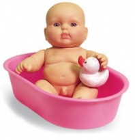 Кукла Карапуз в ванночке мальчик  20 см от интернет-магазина Континент игрушек