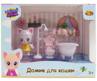 Модный дом. Домик для кошки. Ванная комната от интернет-магазина Континент игрушек