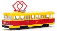 Машина металлическая инерционная "Трамвай" свет+звук, открыв двери 18см 2715982 от интернет-магазина Континент игрушек