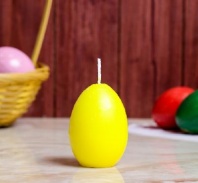 Свеча Яйцо "Цветное" 1795531 от интернет-магазина Континент игрушек
