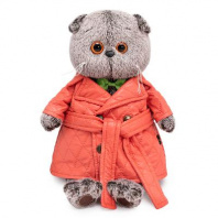 Кот Басик в стеганом пальто 22 см от интернет-магазина Континент игрушек