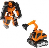 Трансформер Робот-экскаватор, коробка от интернет-магазина Континент игрушек