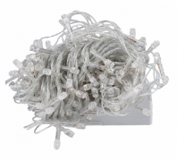 Электрогирлянда 240 ламп цветная 16 м белый шнур от интернет-магазина Континент игрушек