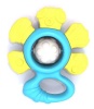 Погремушка "Цветочек" (в пакете с хэдером) жёлто-голубой 11,5х9,8х34 см от интернет-магазина Континент игрушек