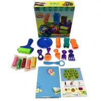 Набор Масса для лепки. 5 разноцветных баночек с тематическими аксессуарами, 18 п от интернет-магазина Континент игрушек