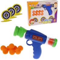 Игровой набор  Стрелок,( бластер, мягкие шары 8шт., мишень 3шт.,) от интернет-магазина Континент игрушек