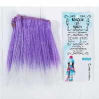 Волосы - тресс для кукол "Прямые" длина волос 15 см, ширина 100 см, №LSA010   3588456 от интернет-магазина Континент игрушек