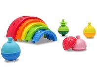 Игрушка развивающая "Lalaboom", Радужный конструктор (13 деталей в комплекте) от интернет-магазина Континент игрушек