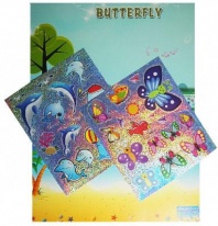 Мозаика - стикеры «Познаем мир». Дельфины и бабочки от интернет-магазина Континент игрушек