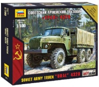 Модель сборная. Советский армейский грузовик Урал-4320 от интернет-магазина Континент игрушек