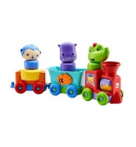 Развивающая игрушка Fisher-Price Обучающий поезд "Друзья-животные"