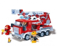 Конструктор "Пожарная машина" 290 деталей  Banbao (Банбао) от интернет-магазина Континент игрушек