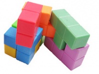 Куб головоломка 3D, 7 деталей, на блистере от интернет-магазина Континент игрушек