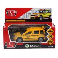 Машина металлическая "Scoda Yeti такси" 12 см, откр двери, багажник, инерционная YETI-T   4016288 от интернет-магазина Континент игрушек