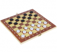 Настольная игра шашки  29х29см от интернет-магазина Континент игрушек