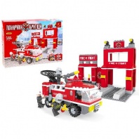 Конструктор Пожарная бригада "Станция", 301 деталь 576068 от интернет-магазина Континент игрушек