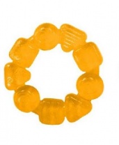Прорезыватель «Карамельный круг» жёлтый