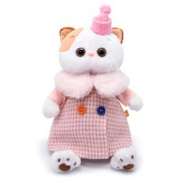 Кошка Ли-Ли в комбинированном пальто 24 см мягкая игрушка от интернет-магазина Континент игрушек