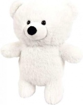 Флэтси. Медведь белый, 24см. игрушка мягкая