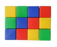 Выдувка. Набор кубиков 12 элементов (8 см) от интернет-магазина Континент игрушек