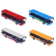 ИГРОЛЕНД Автобус инерционный, металл, пластик, 15х3,3х3,3см, 4 дизайна от интернет-магазина Континент игрушек