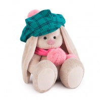 Зайка Ми в зеленой кепке и розовом шарфе 18 см от интернет-магазина Континент игрушек