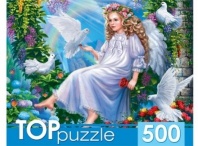 TOPpuzzle. Пазлы 500 элементов. Ангелок в саду от интернет-магазина Континент игрушек