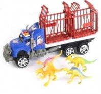 Спецтехника. Автовоз с четырьмя фигурками динозавров от интернет-магазина Континент игрушек