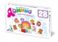 Домино Любимые игрушки (пластик), 28 элементов (с 3-х лет) от интернет-магазина Континент игрушек