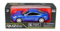 Машина металлическая RMZ City 1:32 Porsche 911 Carrera S, инерционная, цвет синий металлик от интернет-магазина Континент игрушек