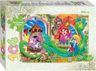 Мозаика "puzzle" 104 "Весёлые волшебники" (Любимые сказки), арт. 82032 от интернет-магазина Континент игрушек