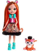 Кукла Enchantimals Тензи Тигра и тигренок Тафт FRH39 от интернет-магазина Континент игрушек