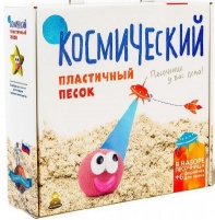 Песок космический Песочница+Формочки Зеленый 2 кг(коробка) от интернет-магазина Континент игрушек