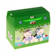 Сборная коробка-сундучок "Мишки" 178828 от интернет-магазина Континент игрушек