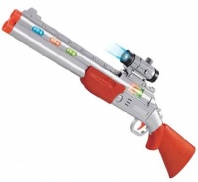 Ружье с прицелом, эл/мех, со световыми и звуковыми эффектами, в коробке от интернет-магазина Континент игрушек