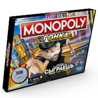 Hasbro Monopoly Игра настольная Монополия Гонка от интернет-магазина Континент игрушек