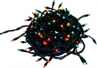 Эл гирлянда 500 ламп цветная 40 м черный шнур от интернет-магазина Континент игрушек
