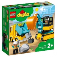 Конструктор LEGO Duplo Town Грузовик и гусеничный экскаватор от интернет-магазина Континент игрушек