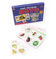 Игра настольная. Мое первое лото. Фрукты, ягоды, овощи (48 карточек) от интернет-магазина Континент игрушек
