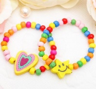 Набор детских браслетов "Выбражулька" 2 нити, звезда и сердце в ассортименете от интернет-магазина Континент игрушек