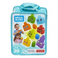 MEGA BLOKS Базовый набор "Строй и учись"  от интернет-магазина Континент игрушек