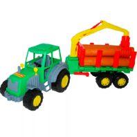 Алтай, трактор с полуприцепом-лесовозом от интернет-магазина Континент игрушек