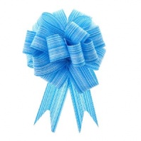 Бант-шар №3 тонкие полосы, голубой 893036 от интернет-магазина Континент игрушек