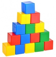 Выдувка. Набор кубиков 15 элементов (8 см) от интернет-магазина Континент игрушек