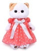 Мягкая игрушка кошка Ли-Ли в платье в горошек 27 см от интернет-магазина Континент игрушек