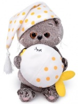 Мягкая игрушка кот Басик baby с подушкой - рыбкой от интернет-магазина Континент игрушек
