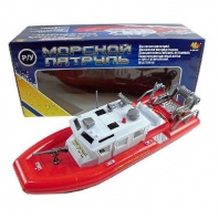 Катер "Морской патруль"на радиоуправлении в коробке, 42,5х19х16 см от интернет-магазина Континент игрушек